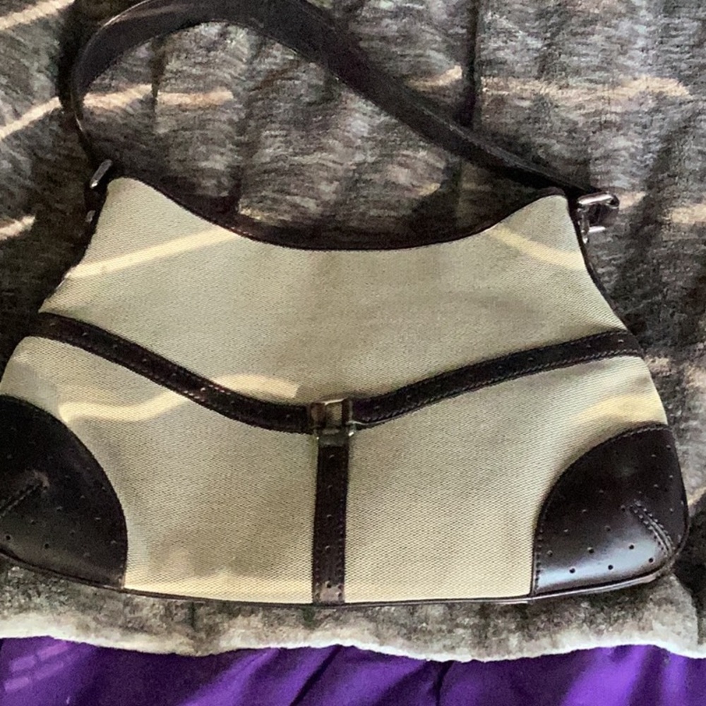 GUCCI SHERRY LINEshoulder bag hobo beige /brown canvas leather interlocking - Picture 5 of 13